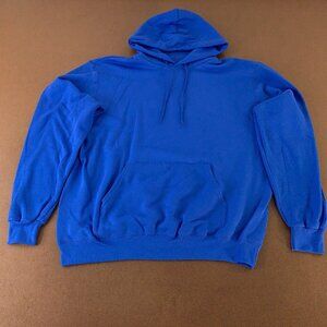 Champion Men's Size Large Blue Powerblend Pocketed Pullover Hoodie S700 New